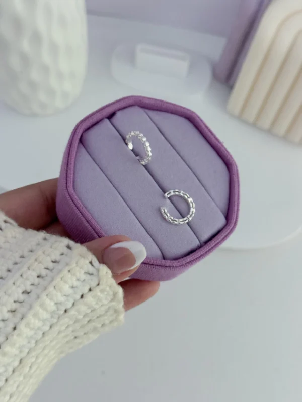 Piercing fake corações lisos - Imagem 2
