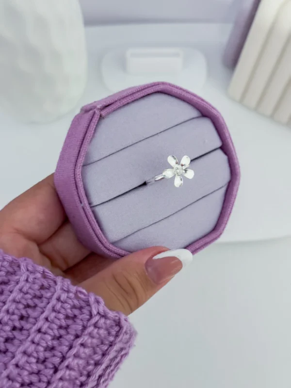 Anel flor orgânica - Imagem 3