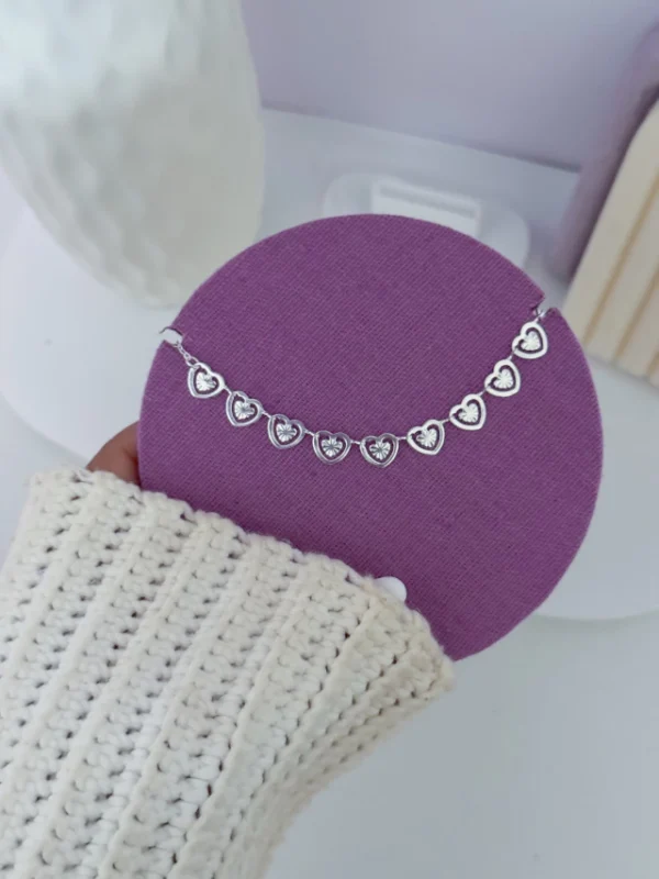 Chocker corações detalhados - Imagem 2