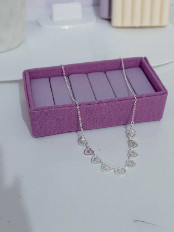 Chocker corações detalhados - Imagem 3