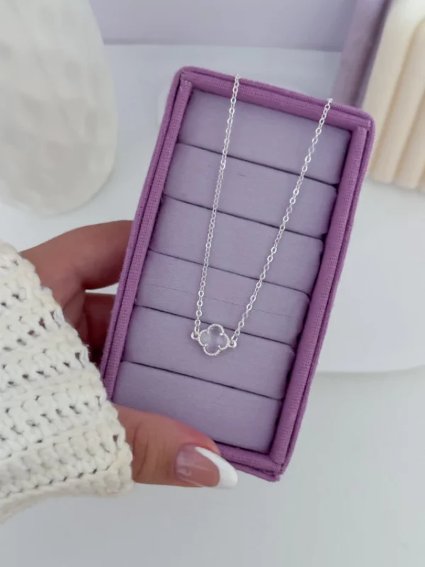 Colar trevo cristal - Imagem 2